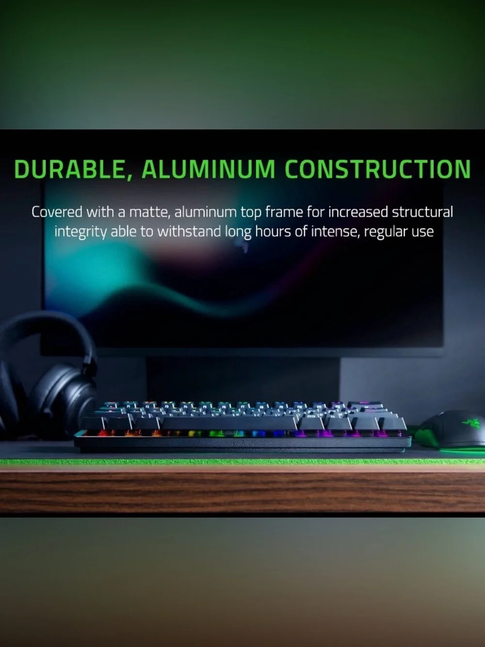 Razer Huntsman Mini 60% Gaming Keyboard - Black with RGB . NEW